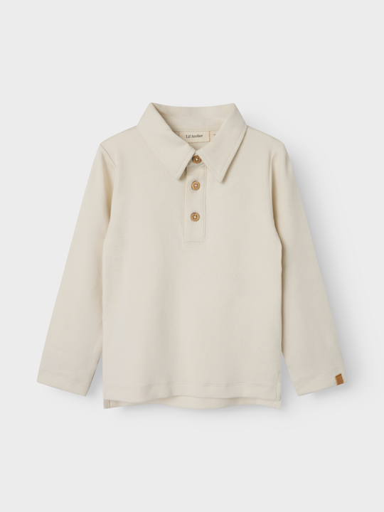 Lil' Atelier MINI FUNDO LS SLIM TOP - Turtledove