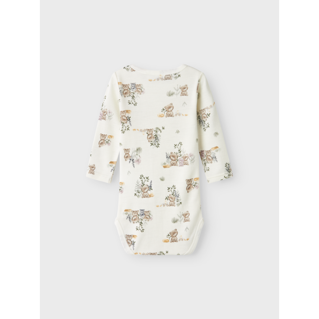 name it baby WILLU WOOL LS BODY - Snow White