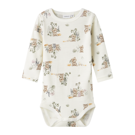 name it baby WILLU WOOL LS BODY - Snow White