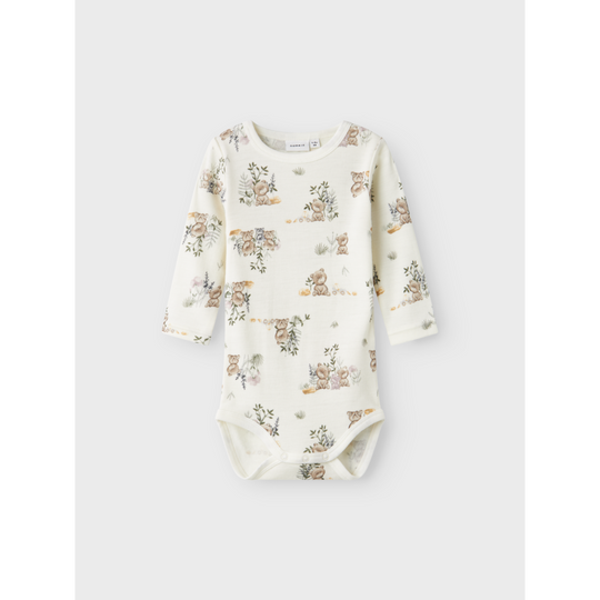 name it baby WILLU WOOL LS BODY - Snow White