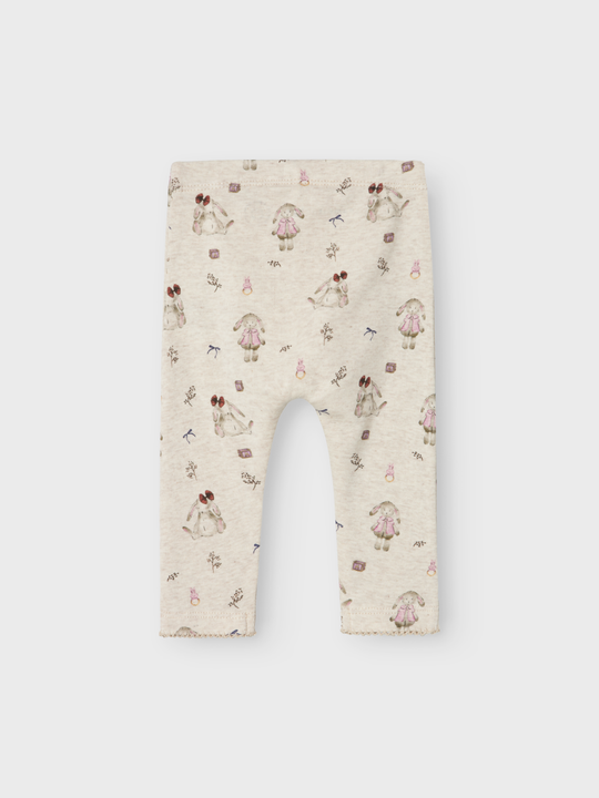 name it baby RABBIT M LEGGING - Peyote Melange