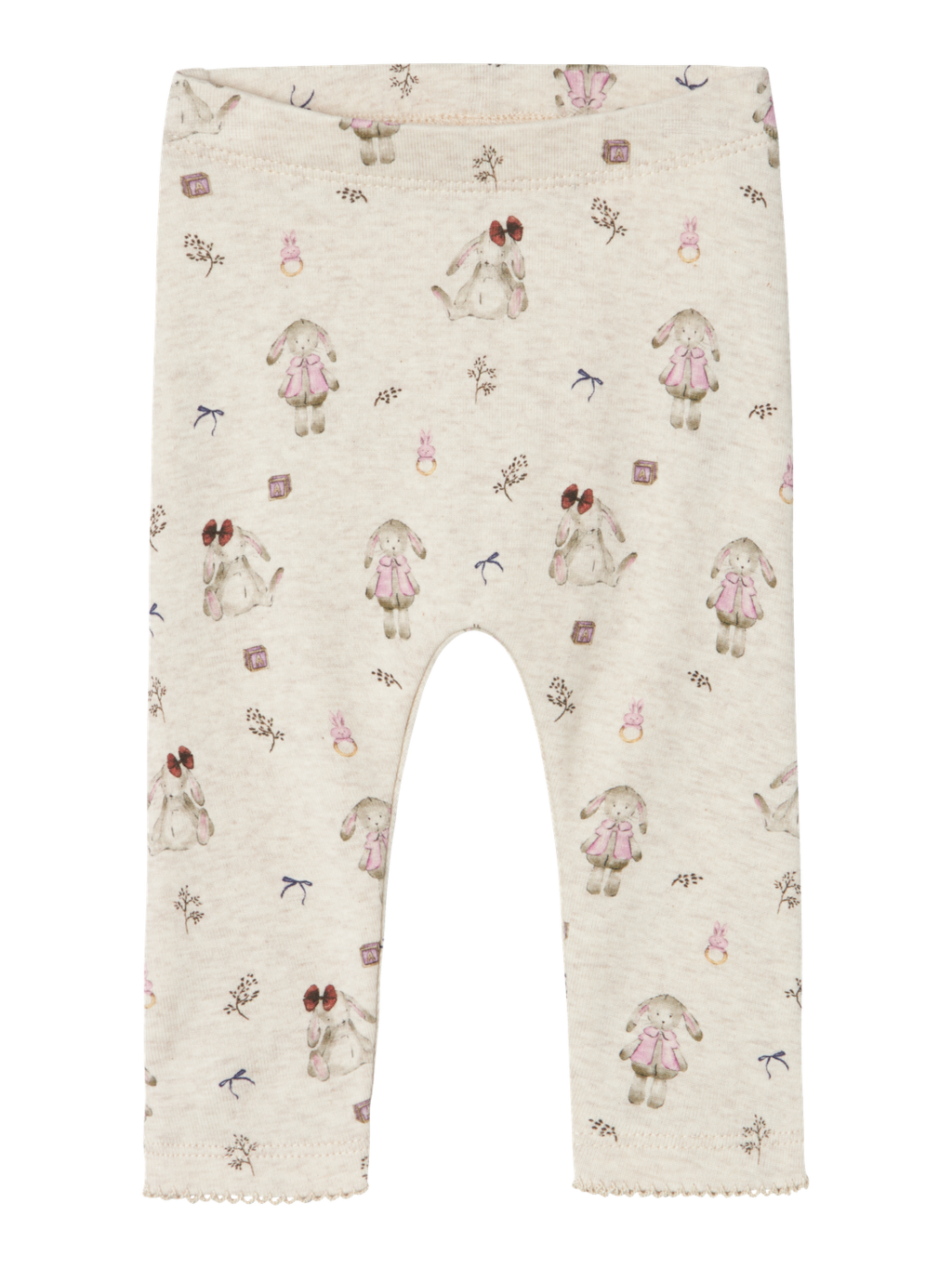 name it baby RABBIT M LEGGING - Peyote Melange