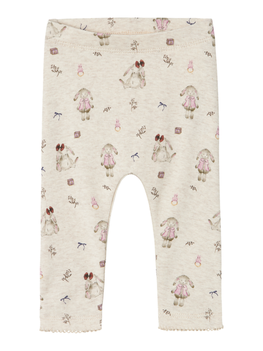 name it baby RABBIT M LEGGING - Peyote Melange