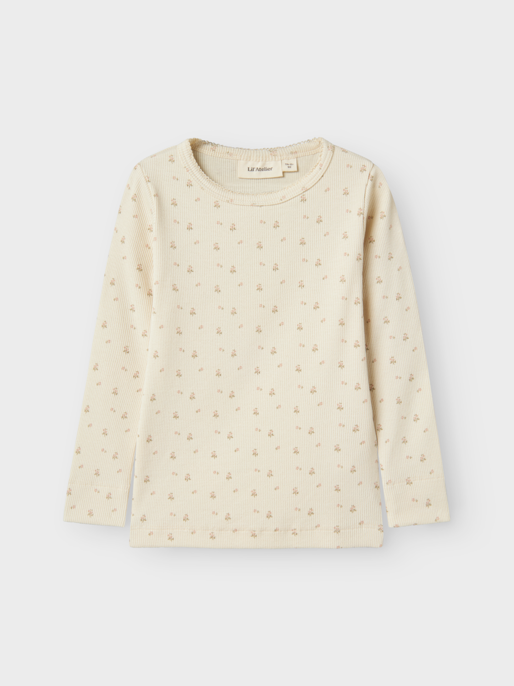 Lil' Atelier MINI GAGO LS SLIM TOP NOOS - Turtledove Flower