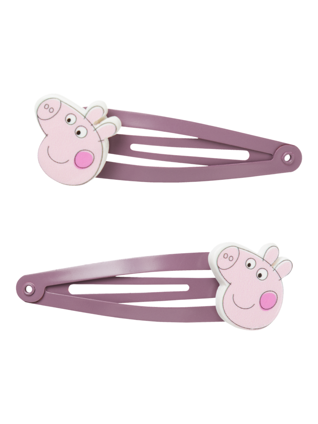 name it mini ORDISSI PEPPAPIG 2P HAIR CLIPS CPLG - Arctic Dusk 2 pack