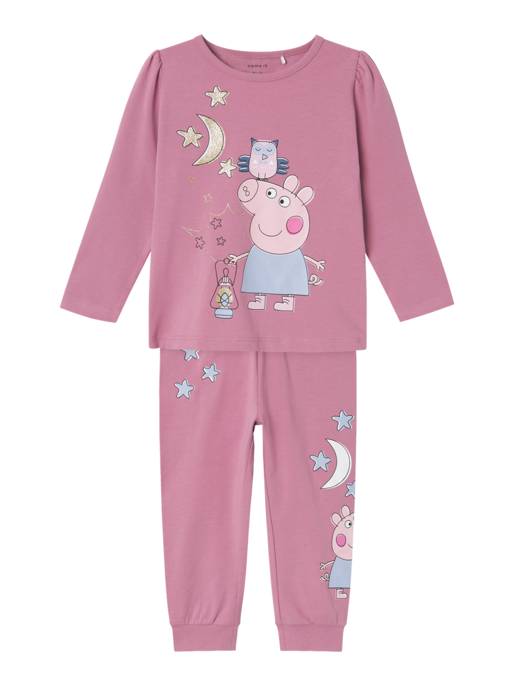 name it mini ORMA PEPPA PIG NIGHTSET - Mauve Orchid