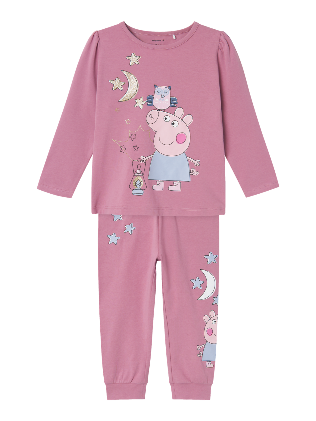 name it mini ORMA PEPPA PIG NIGHTSET - Mauve Orchid