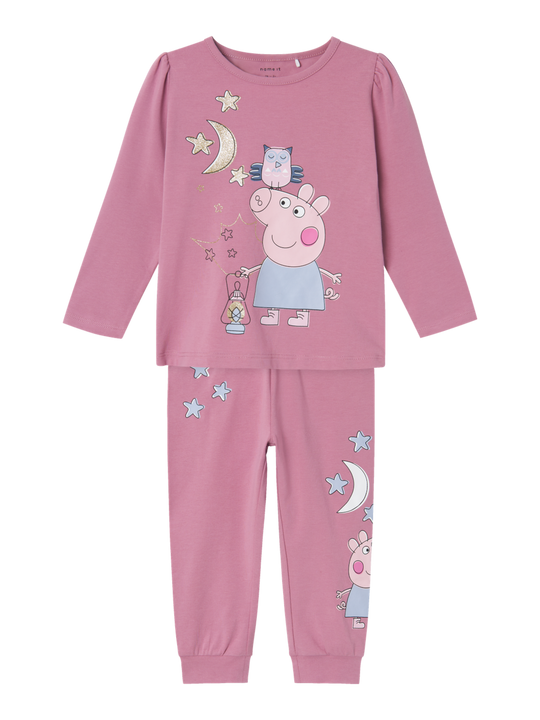 name it mini ORMA PEPPA PIG NIGHTSET - Mauve Orchid