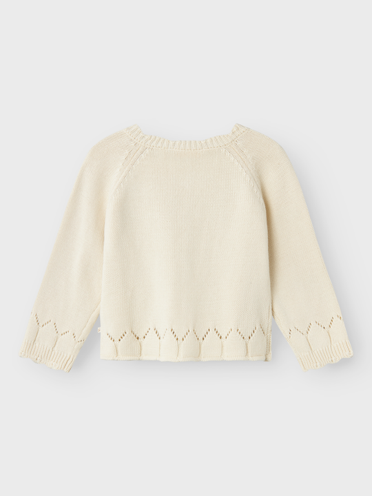 Lil' Atelier MINI RAMLA LS KNIT CARD - Turtledove