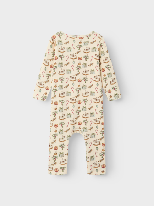 Lil' Atelier BABY GIO LS XMAS SUIT - Turtledove