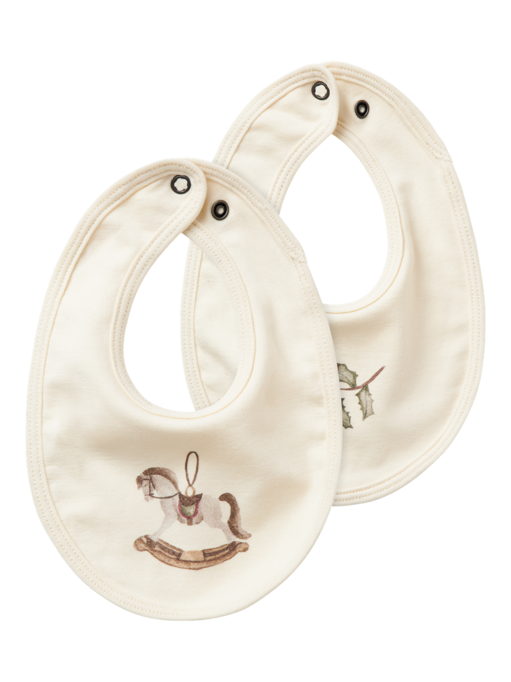 Lil' Atelier BABY GIO 2 PACK BIBS - Turtledove