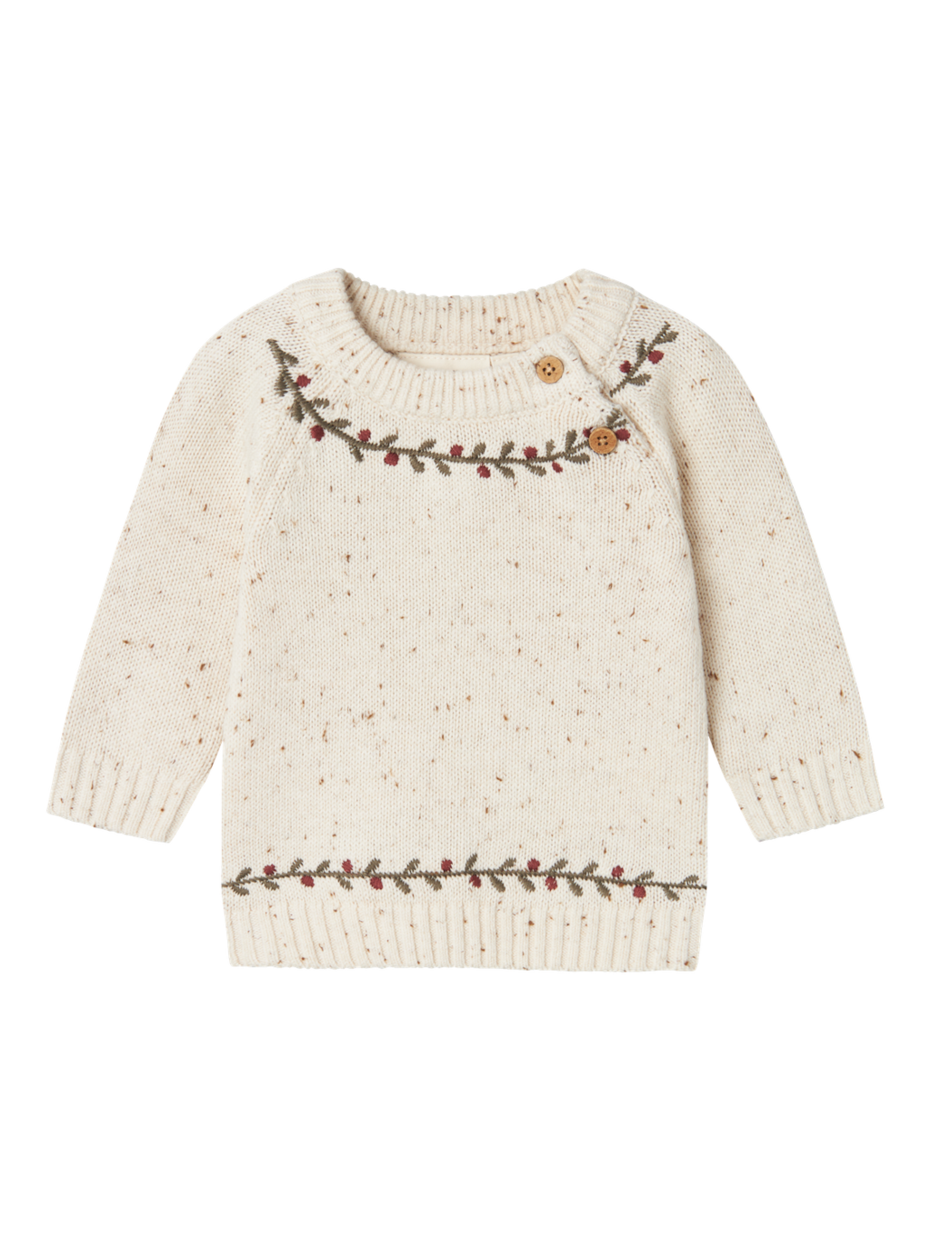 Lil' Atelier BABY GALTO RIO LS KNIT - Turtledove