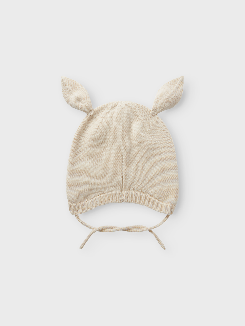 Lil' Atelier BABY GENE DEER KNIT HAT - Turtledove Melange