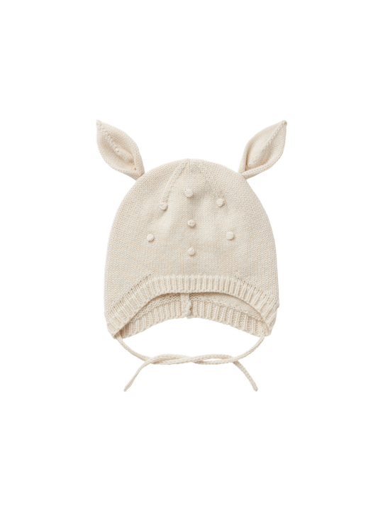 Lil' Atelier BABY GENE DEER KNIT HAT - Turtledove Melange