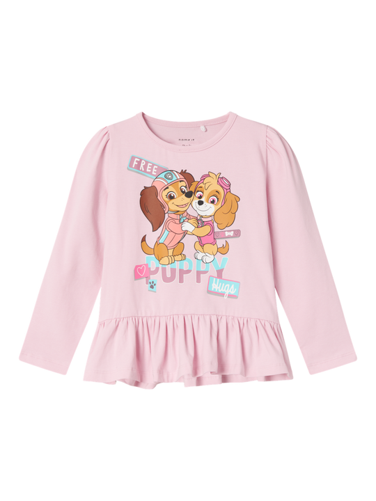 name it mini NANNA PAW PATROL PEPLUM TOP - Corsage