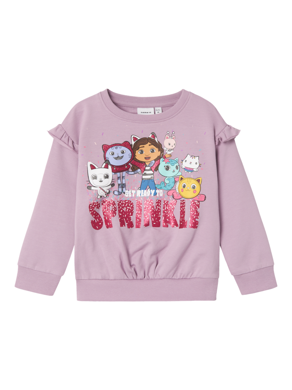 name it mini NERA GABBY SWEAT SKY - Lavender Mist