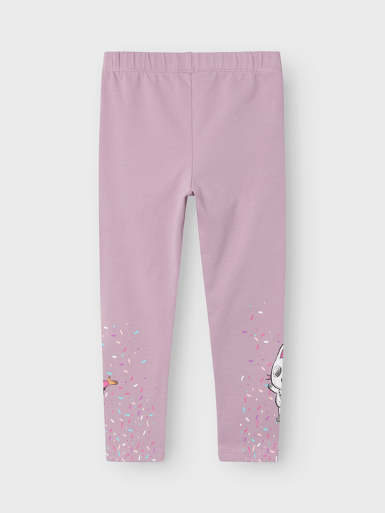 name it mini NERISA GABBY LEGGING SKY - Lavender Mist