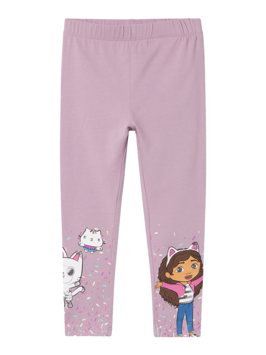 name it mini NERISA GABBY LEGGING SKY - Lavender Mist