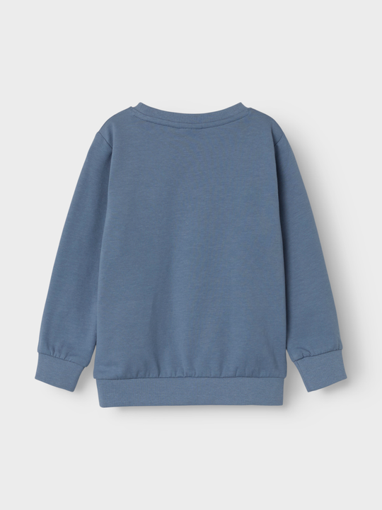 name it mini OMIR BLUEY NREG SWEATER - Flint Stone