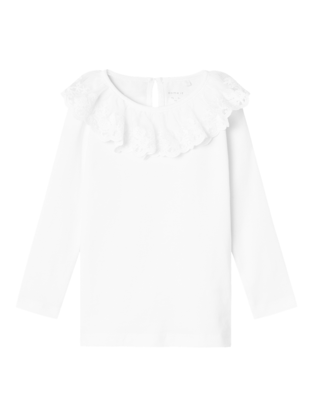 name it mini RILDA SLIM LS TOP - Bright White