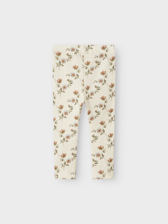 Lil' Atelier BABY GAVO ELF SLIM LEGGING - Turtledove Flowers