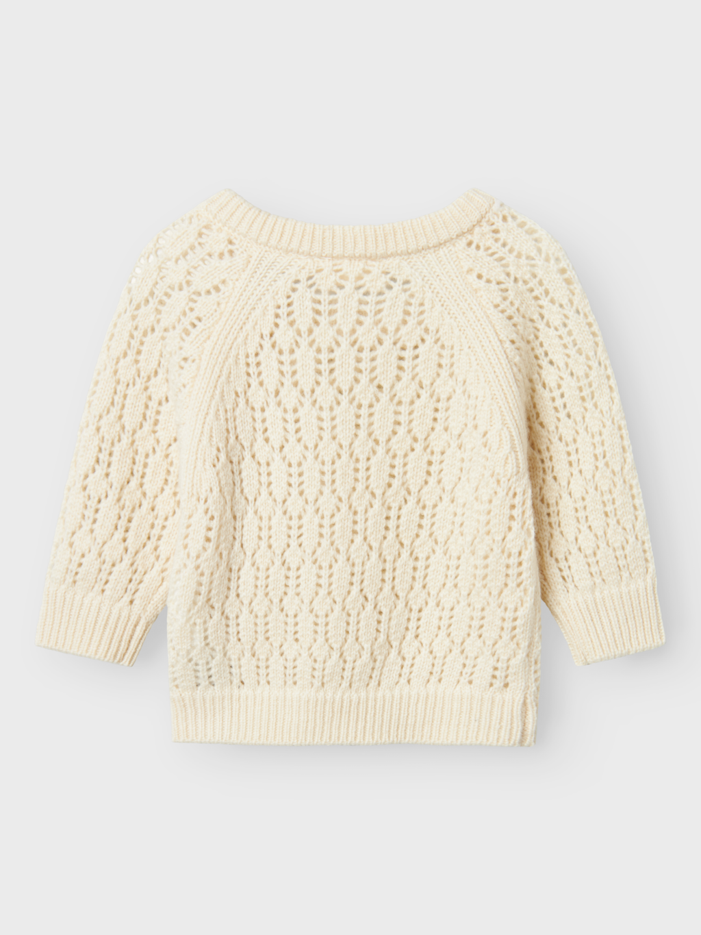 Lil' Atelier BABY RENESSA LS WRAP KNIT - Turtledove