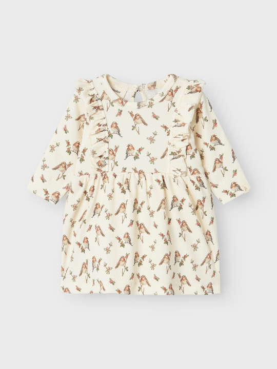 Lil' Atelier BABY GAVO ENA LS BODY DRESS - Turtledove