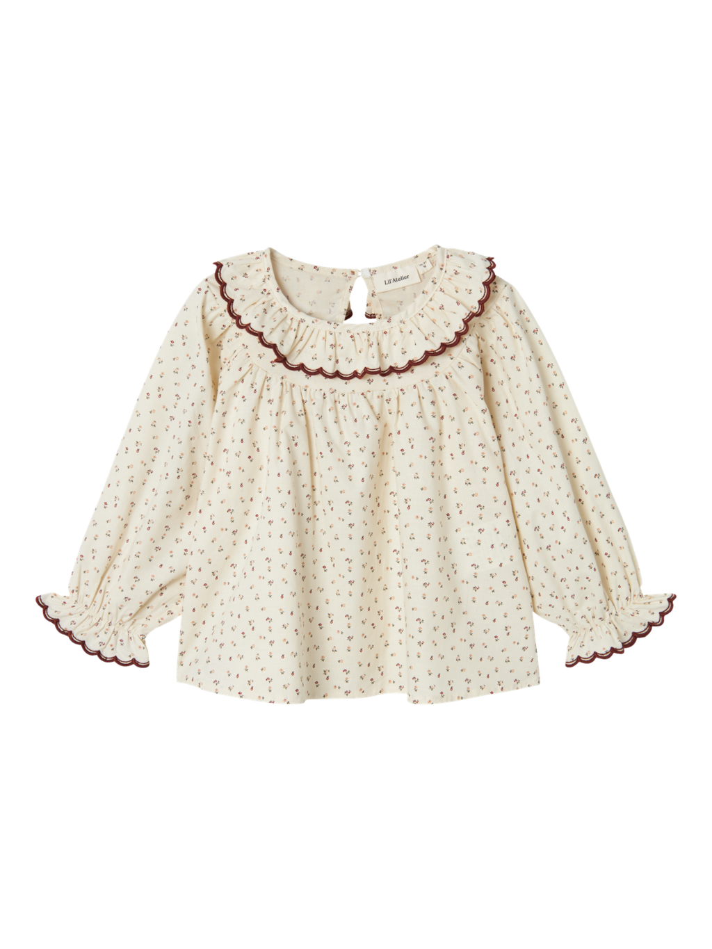 Lil' Atelier MINI RASIA LS LOOSE SHIRT - Turtledove