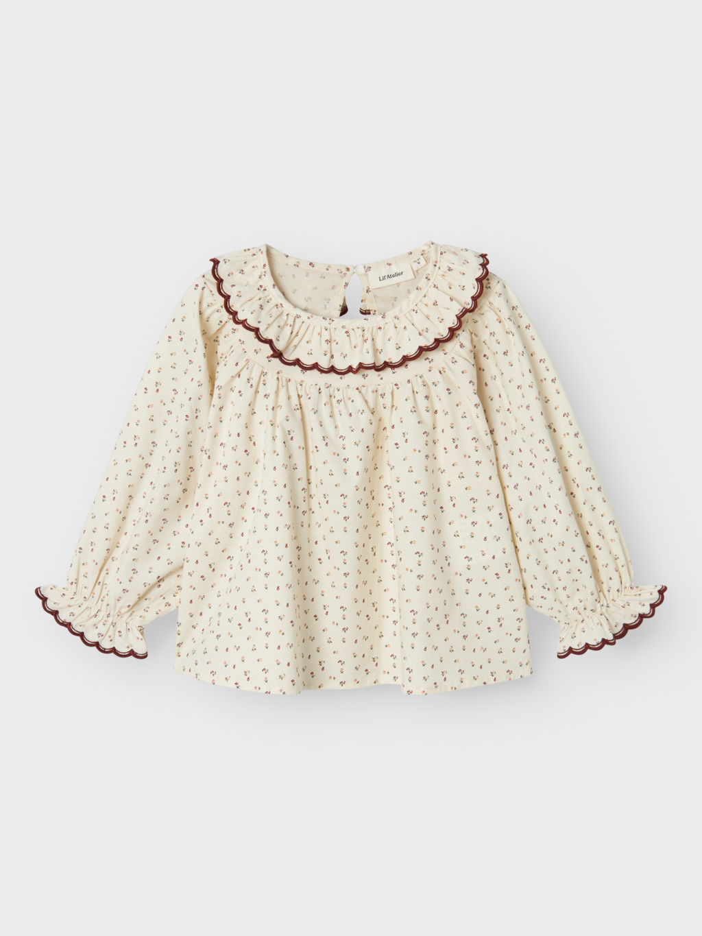 Lil' Atelier MINI RASIA LS LOOSE SHIRT - Turtledove