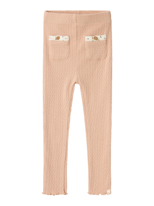 Lil' Atelier MINI REA SLIM LEGGING - Rugby Tan