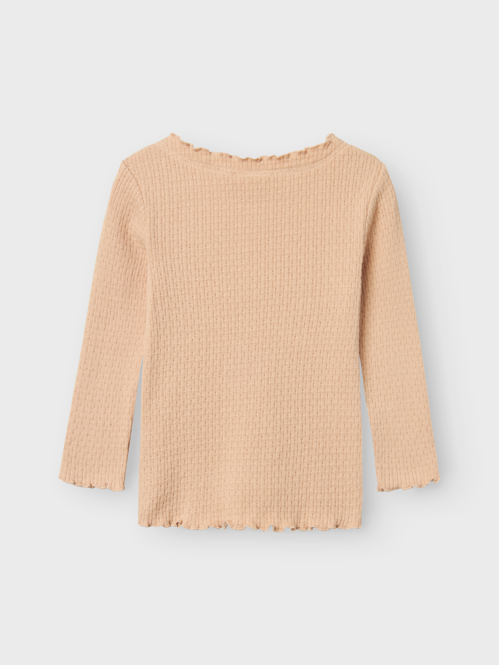 Lil' Atelier MINI REA LS SLIM TOP - Rugby Tan