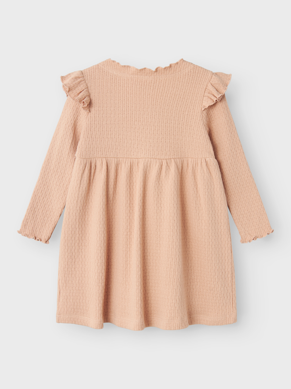 Lil' Atelier MINI REA LS DRESS - Rugby Tan