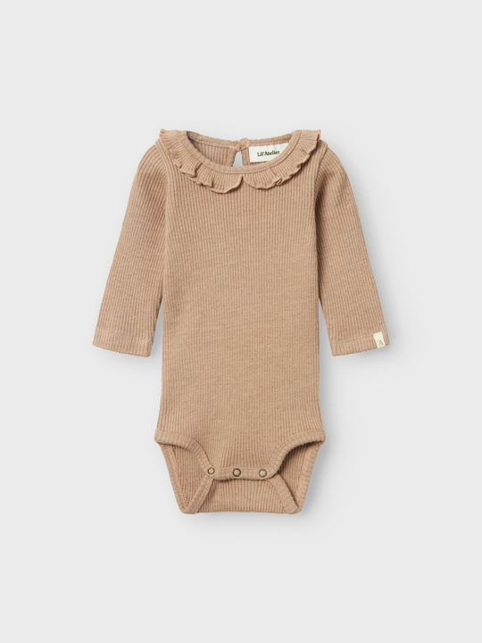 Lil' Atelier BABY SOPHIA SAK LS SLIM BODY - Rugby Tan