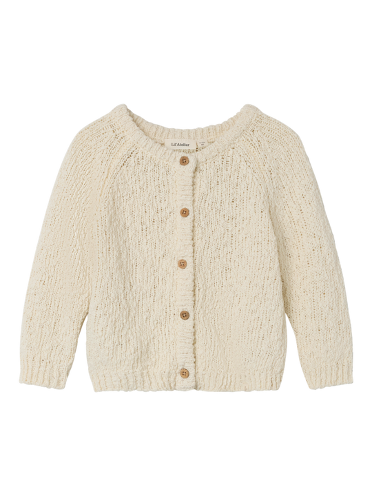 Lil' Atelier BABY SALLY LS KNIT CARD - Turtledove