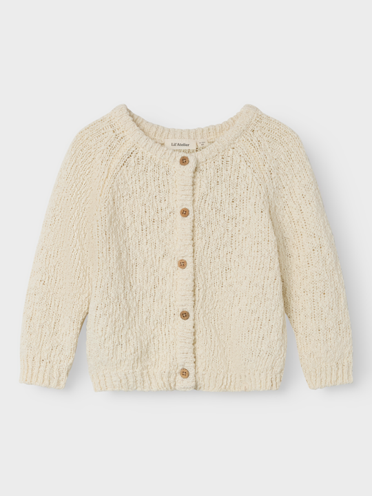 Lil' Atelier BABY SALLY LS KNIT CARD - Turtledove