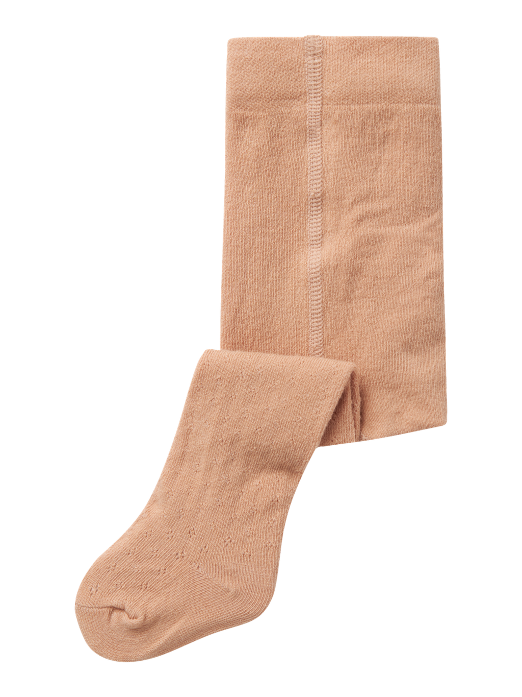 Lil' Atelier BABY ILSO ANA POINTELLE PANTYHOSE - Rugby Tan