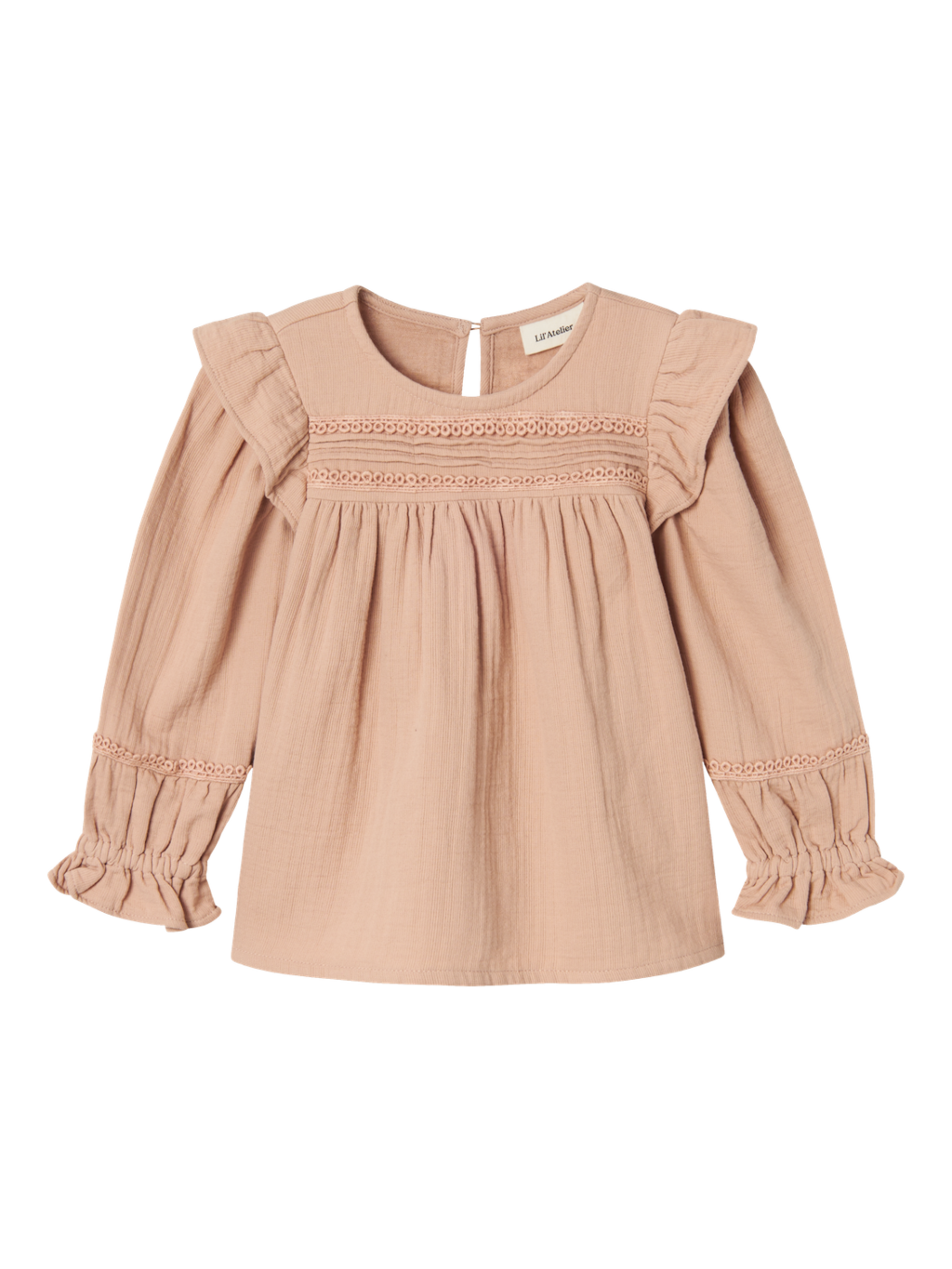 Lil' Atelier MINI SALENE LS LOOSE SHIRT - Rugby Tan