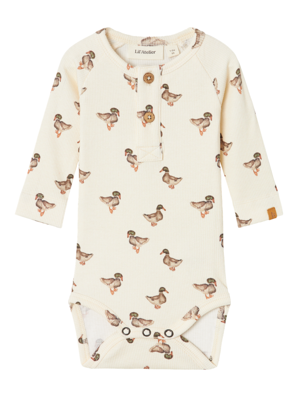 Lil' Atelier BABY GAVO ELO LS SLIM BODY - Turtledove Duck