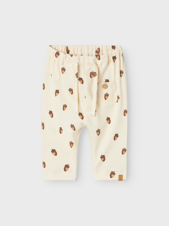 Lil' Atelier BABY GAVO ELF LOOSE PANT - Turtledove Acorn