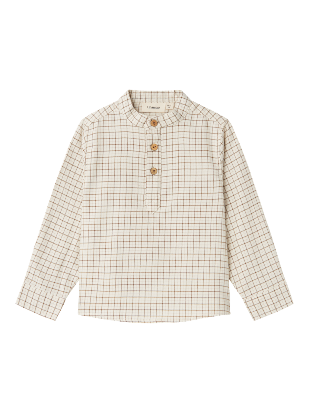 Lil' Atelier MINI DAMIENO LS LOOSE SHIRT - Turtledove