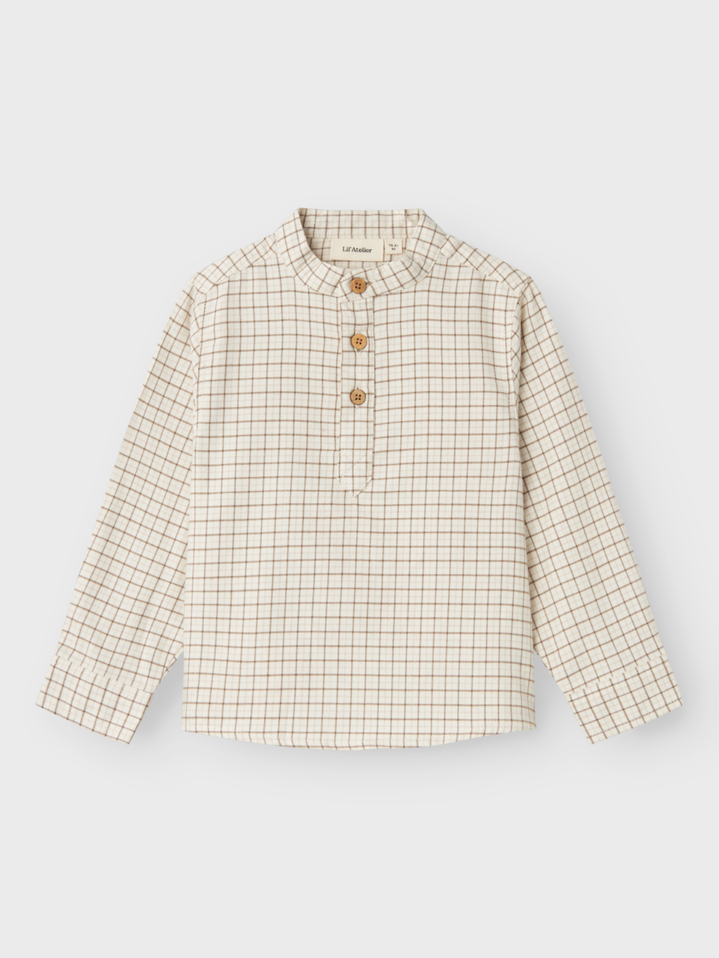 Lil' Atelier MINI DAMIENO LS LOOSE SHIRT - Turtledove