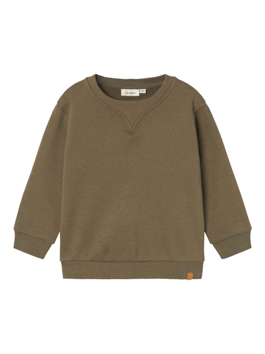 Lil' Atelier MINI ILONDON RAN LS LOOSE SWEAT - Kalamata