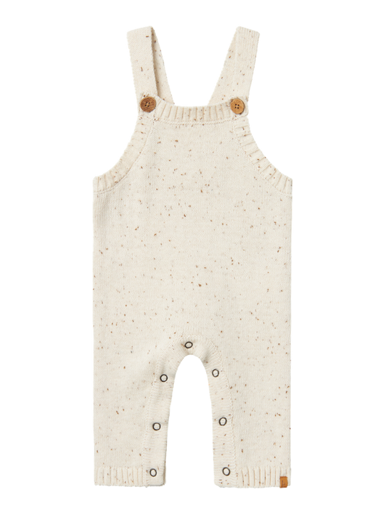 Lil' Atelier BABY GALTO FIG KNIT OVERALL - Turtledove