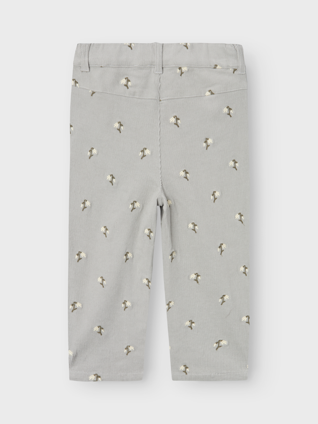 Lil' Atelier MINI BELLA BAGGY CORD PANTS - Mirage Gray