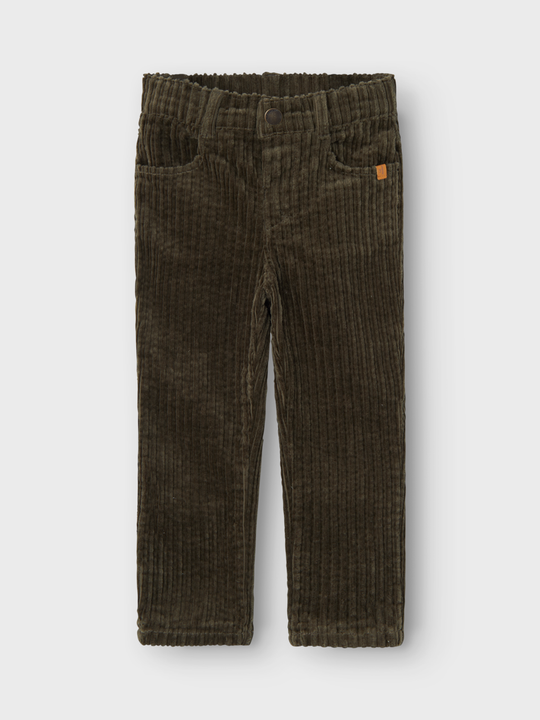 Lil' Atelier MINI RYAN REG RAUL CORD PANT - Kalamata