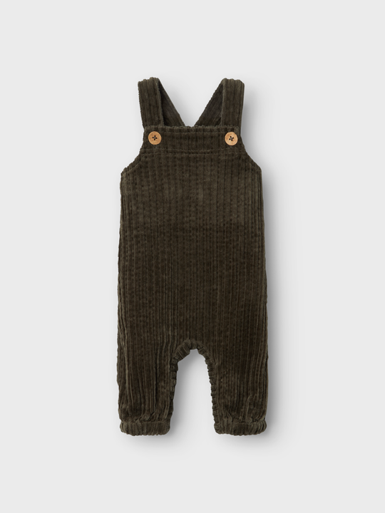 Lil' Atelier BABY RAUL LOOSE CORD OVERALL - Kalamata