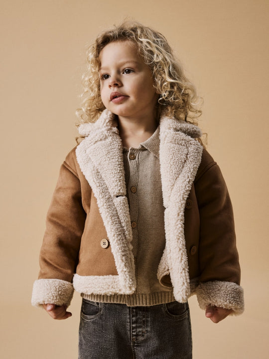 Lil' Atelier Mini NOLO OVERSIZED JACKET - Petrified Oak