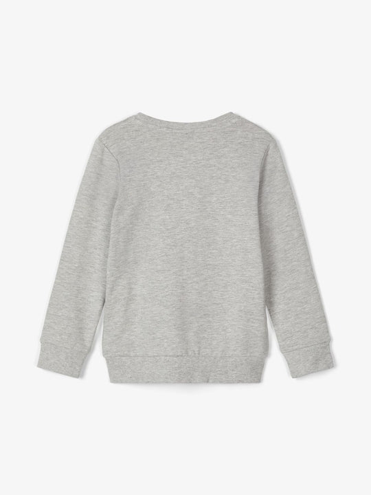 name it mini COLBIE GEORG WINTER SWEAT - Grey Melange