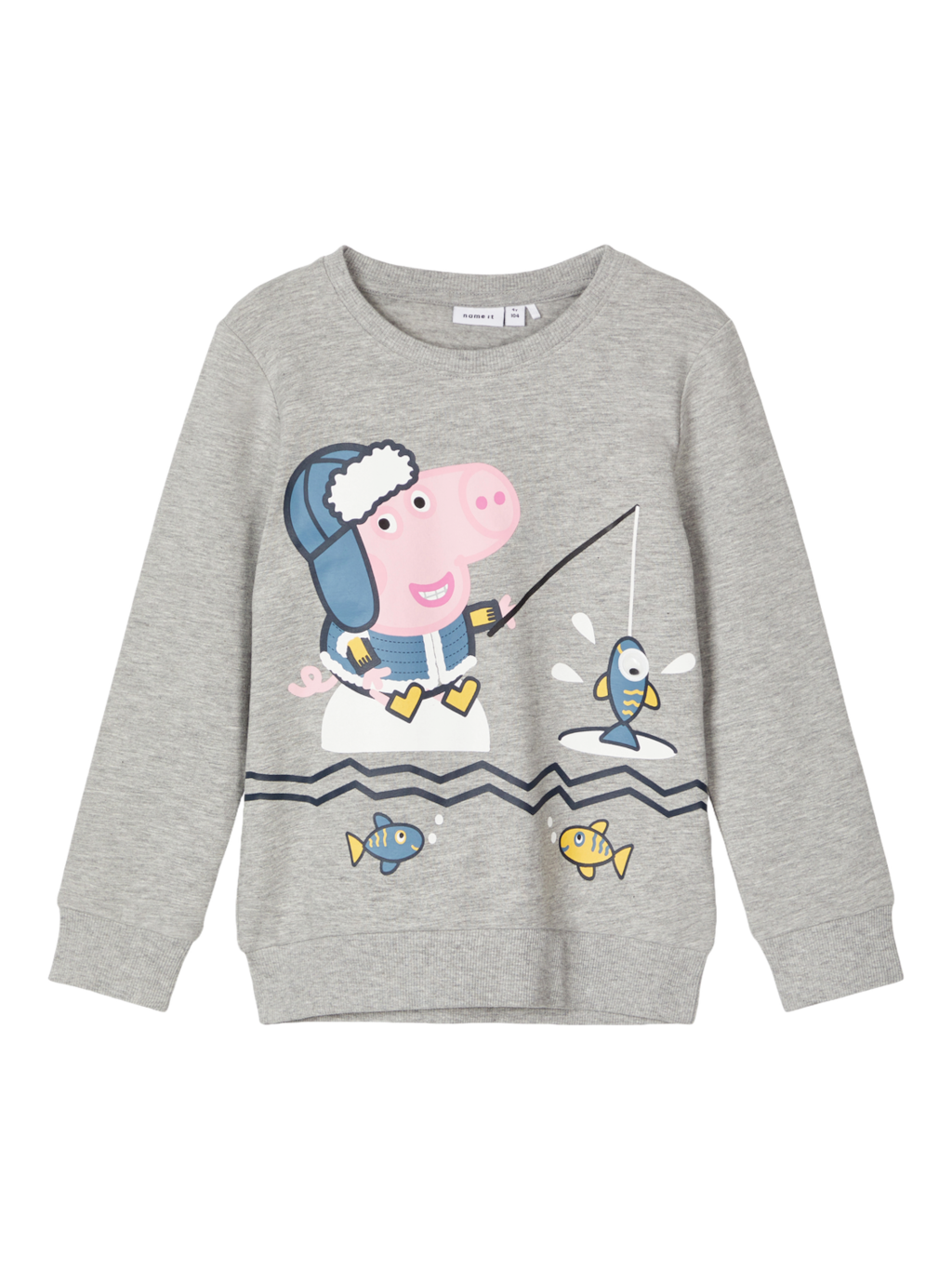 name it mini COLBIE GEORG WINTER SWEAT - Grey Melange