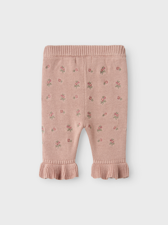 Lil' Atelier BABY EMLEN KNIT PANT - Shadow Gray